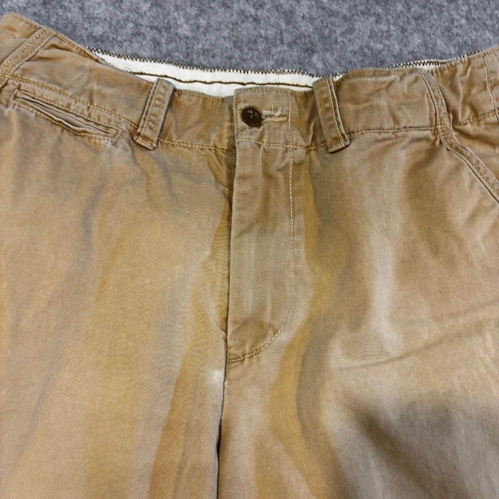 Polo by Ralph Lauren Boxy Leg Men's Tyler Shorts Khaki Cotton Size 32